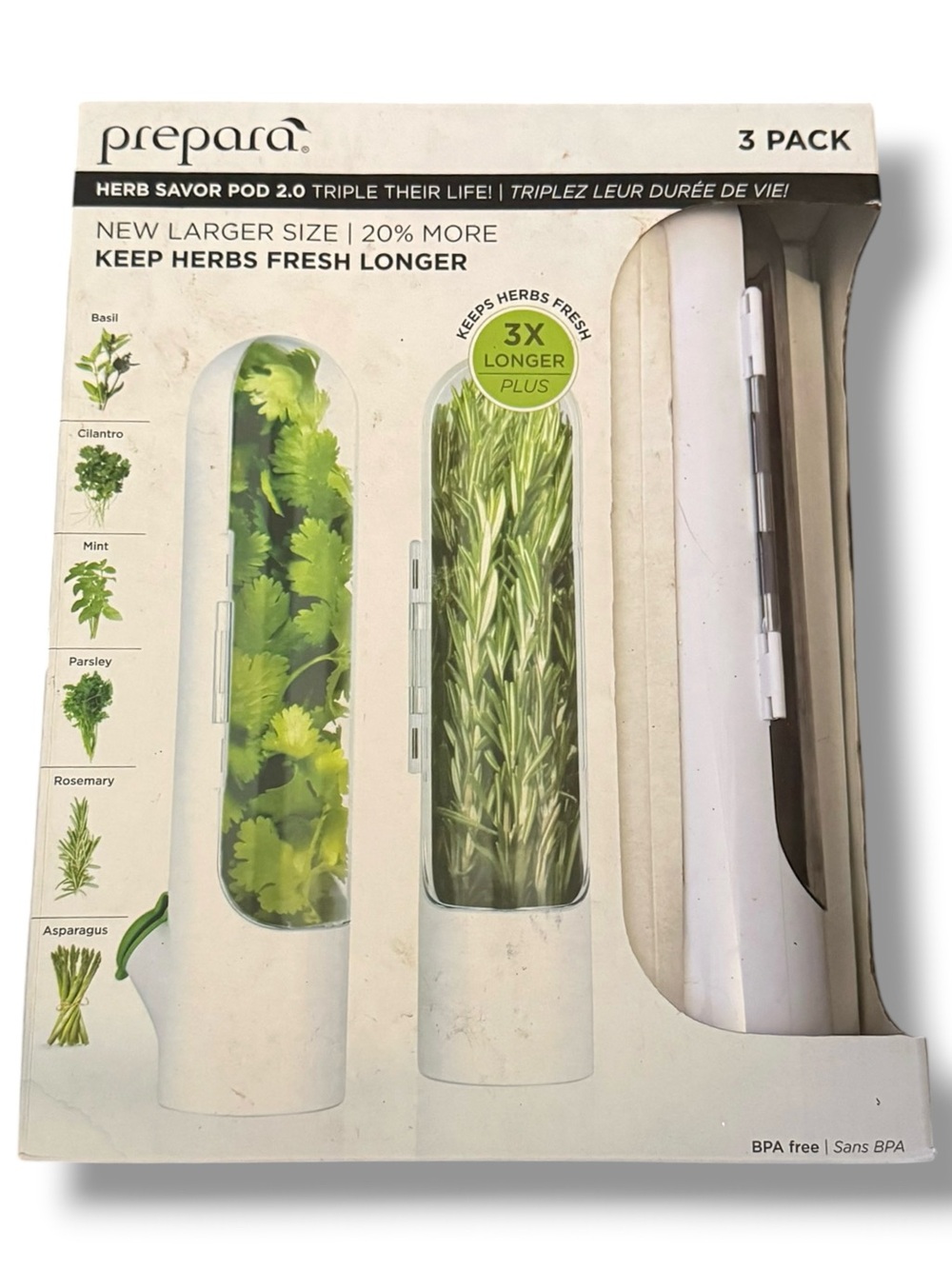 Prepara Herb Savor Pod 2.0 Fresh Herb Storage